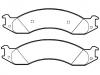 Bremsbelagsatz, Scheibenbremse Brake Pad Set:F2UZ-2001-A