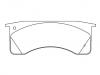 Plaquettes de frein Brake Pad Set:88982659