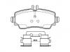 Bremsbelagsatz, Scheibenbremse Brake Pad Set:168 420 01 20