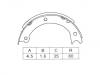 刹车蹄片 Brake Shoe Set:36160-T1025